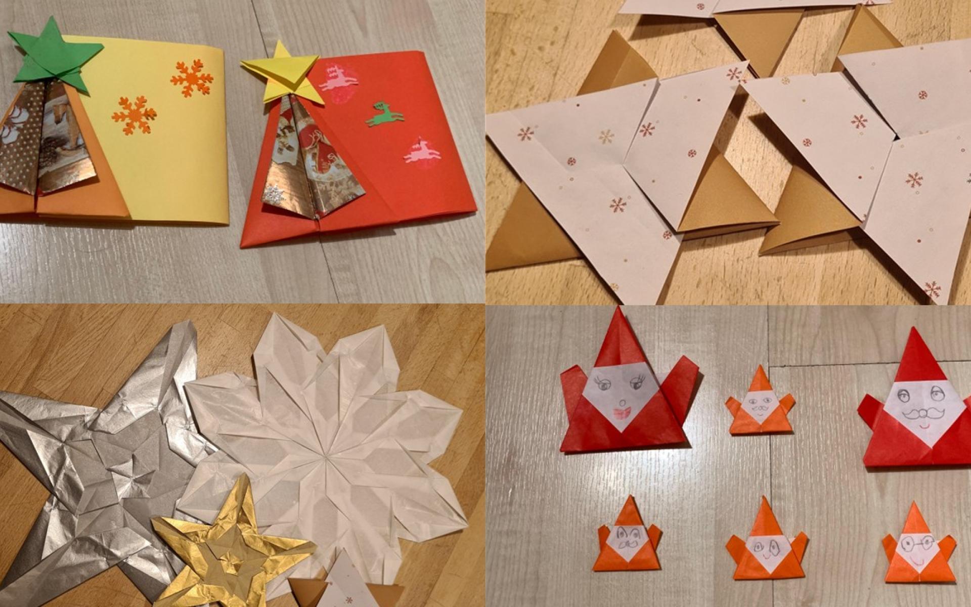 Origami Modelle Advent