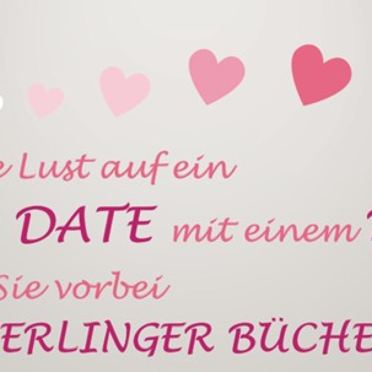 Plakat BLIND DATE mit einem BUCH