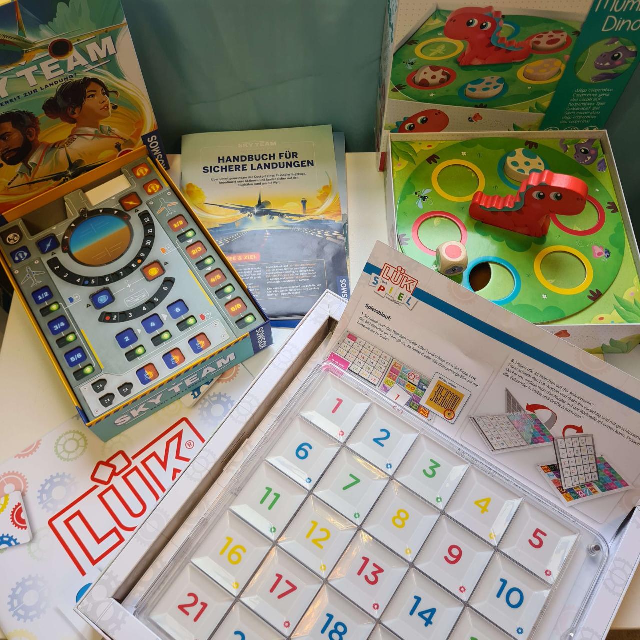 Auswahl an Spielen aus dem Medienbestand